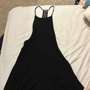 BLACK LINGERIE PJ DRESS